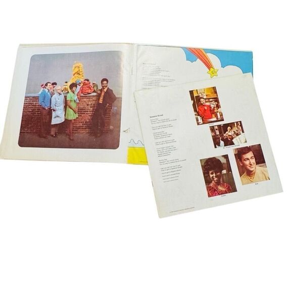 The Sesame Street Book & Record. Original Cast 1970 Vtg Vinyl Record CS 1069 - Picture 6 of 13